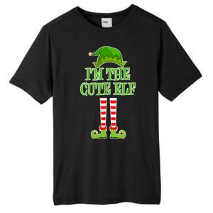 I'm The Cute Elf Matching Family Christmas Tall Fusion ChromaSoft Performance T-Shirt