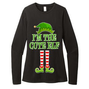 I'm The Cute Elf Matching Family Christmas Womens CVC Long Sleeve Shirt