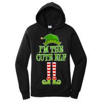 I'm The Cute Elf Matching Family Christmas Women's Pullover Hoodie