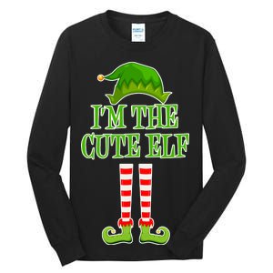 I'm The Cute Elf Matching Family Christmas Tall Long Sleeve T-Shirt