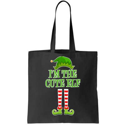 I'm The Cute Elf Matching Family Christmas Tote Bag