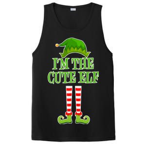 I'm The Cute Elf Matching Family Christmas PosiCharge Competitor Tank