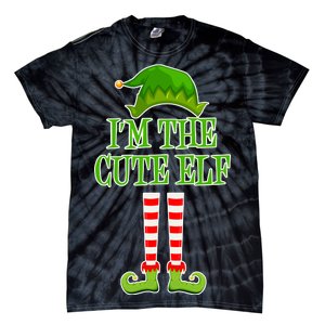 I'm The Cute Elf Matching Family Christmas Tie-Dye T-Shirt