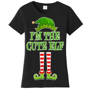 I'm The Cute Elf Matching Family Christmas Women's T-Shirt