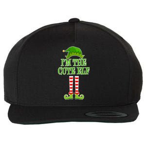 I'm The Cute Elf Matching Family Christmas Wool Snapback Cap