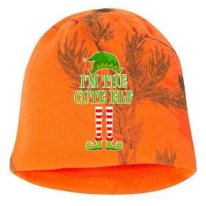 I'm The Cute Elf Matching Family Christmas Kati - Camo Knit Beanie