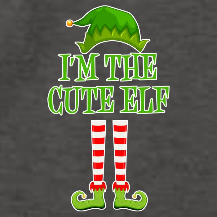 I'm The Cute Elf Matching Family Christmas Vector Backpack
