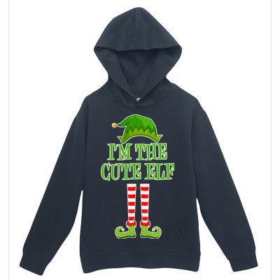 I'm The Cute Elf Matching Family Christmas Urban Pullover Hoodie