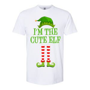 I'm The Cute Elf Matching Family Christmas Softstyle CVC T-Shirt