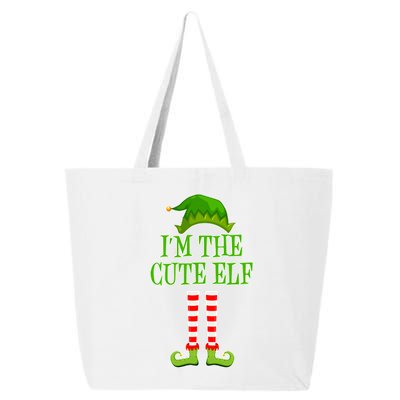 I'm The Cute Elf Matching Family Christmas 25L Jumbo Tote