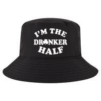 I'm The Drunker Half Irish Shamrock St. Patrick's Day Cool Comfort Performance Bucket Hat