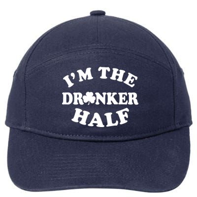 I'm The Drunker Half Irish Shamrock St. Patrick's Day 7-Panel Snapback Hat