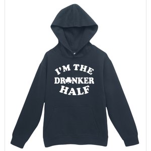 I'm The Drunker Half Irish Shamrock St. Patrick's Day Urban Pullover Hoodie