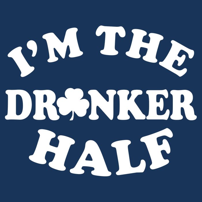 I'm The Drunker Half Irish Shamrock St. Patrick's Day Infant Baby Jersey Bodysuit