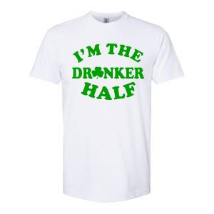 I'm The Drunker Half Irish Shamrock St. Patrick's Day Softstyle CVC T-Shirt