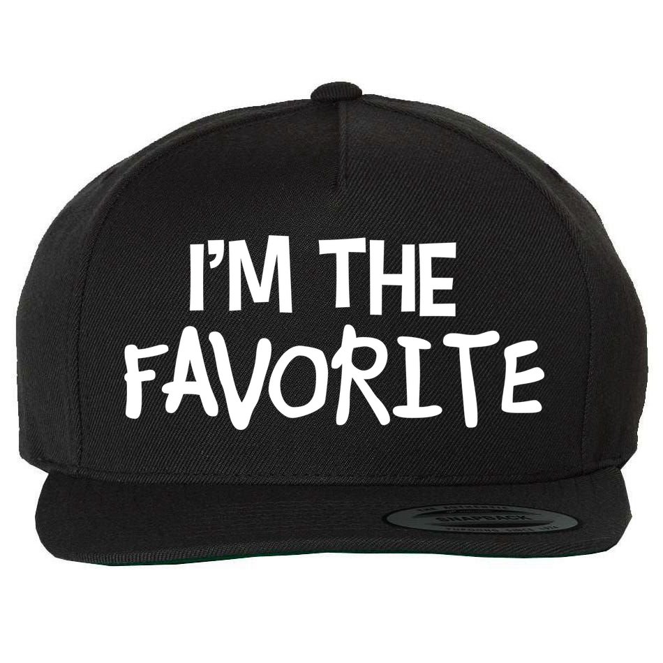 I'm The Favorite Wool Snapback Cap