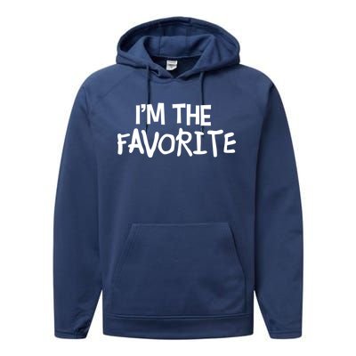 I'm The Favorite Performance Fleece Hoodie