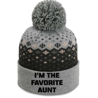 I'm the Favorite Aunt The Baniff Cuffed Pom Beanie