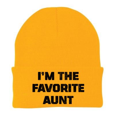 I'm the Favorite Aunt Knit Cap Winter Beanie