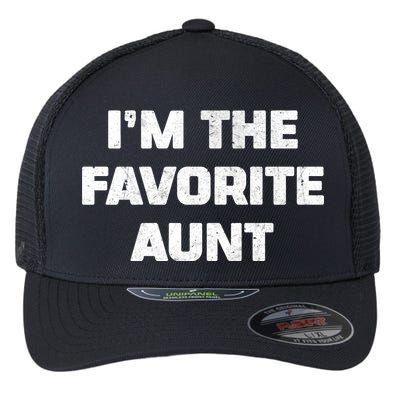 I'm the Favorite Aunt Flexfit Unipanel Trucker Cap