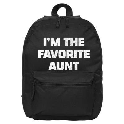 I'm the Favorite Aunt 16 in Basic Backpack