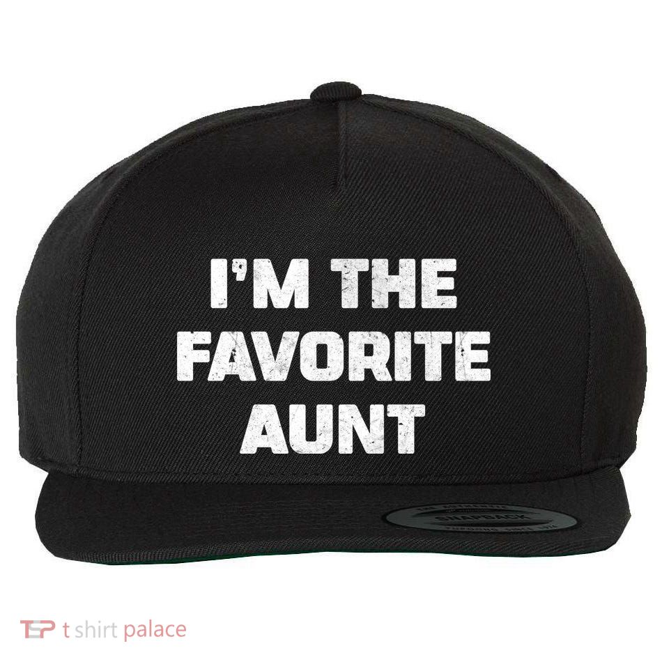 I'm the Favorite Aunt Wool Snapback Cap