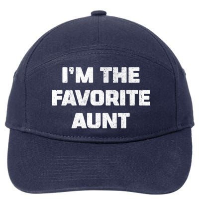 I'm the Favorite Aunt 7-Panel Snapback Hat