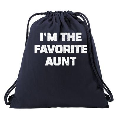 I'm the Favorite Aunt Drawstring Bag