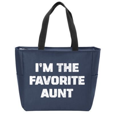 I'm the Favorite Aunt Zip Tote Bag