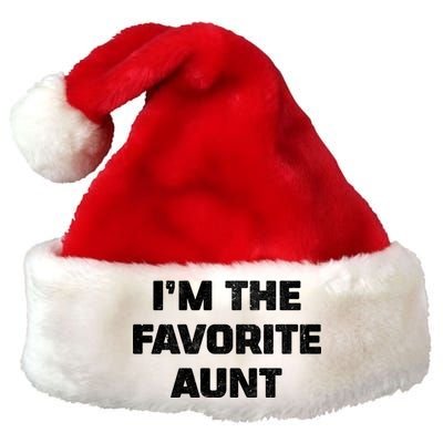 I'm the Favorite Aunt Premium Christmas Santa Hat