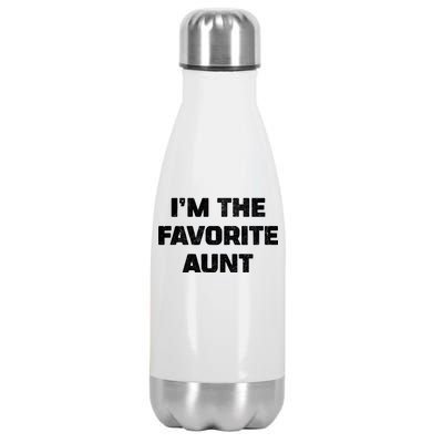 I'm the Favorite Aunt Stainless Steel Insulated Water Bottle