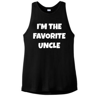 I'm The Favorite Uncle Ladies PosiCharge Tri-Blend Wicking Tank