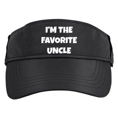 I'm The Favorite Uncle Adult Drive Performance Visor