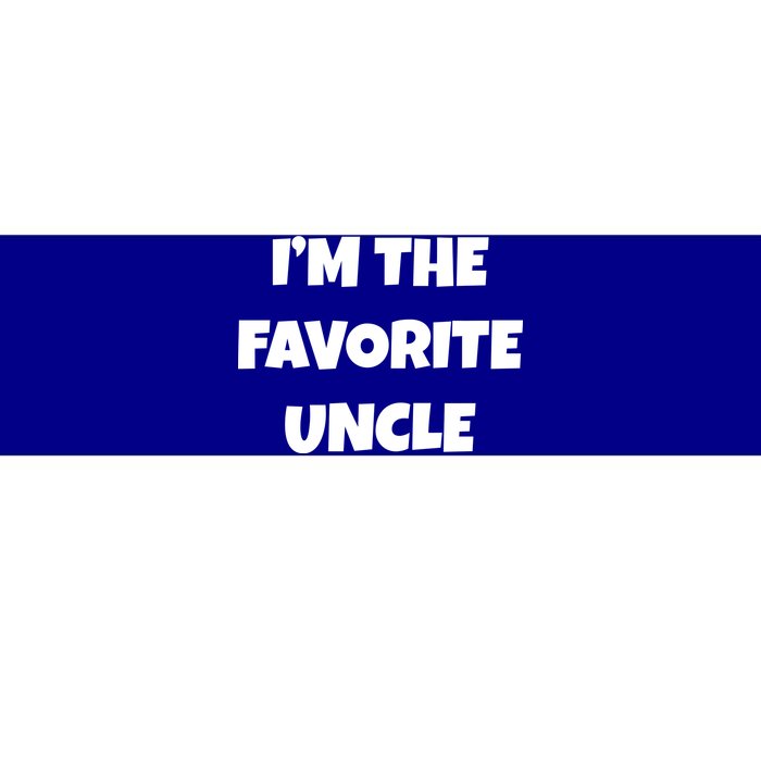 I'm The Favorite Uncle Bumper Sticker