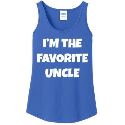 I'm The Favorite Uncle Ladies Essential Tank