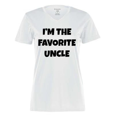 I'm The Favorite Uncle Women's Momentum V-Neck T-Shirt