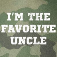 I'm The Favorite Uncle Funny Distressed Legacy Tie Dye Trucker Hat