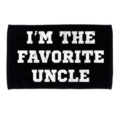 I'm The Favorite Uncle Funny Distressed Microfiber Hand Towel