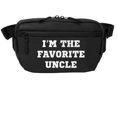 I'm The Favorite Uncle Funny Distressed Crossbody Pack