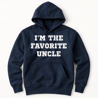 I'm The Favorite Uncle Funny Distressed Hoodie