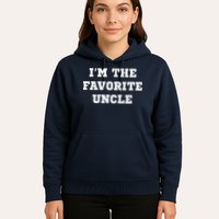 I'm The Favorite Uncle Funny Distressed Hoodie