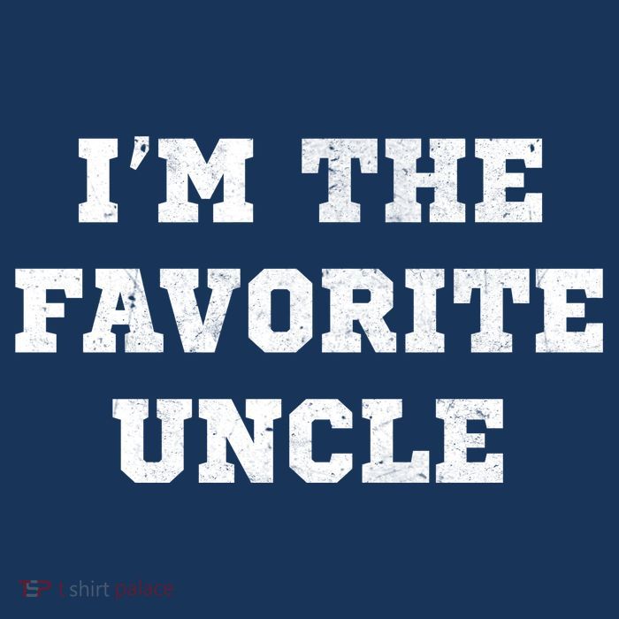 I'm The Favorite Uncle Funny Distressed Magnet