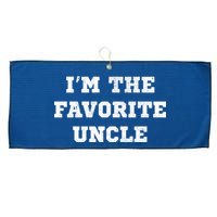 I'm The Favorite Uncle Funny Distressed Large Microfiber Waffle Golf Towel