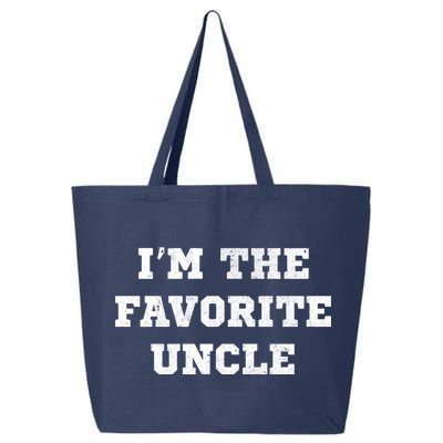 I'm The Favorite Uncle Funny Distressed 25L Jumbo Tote