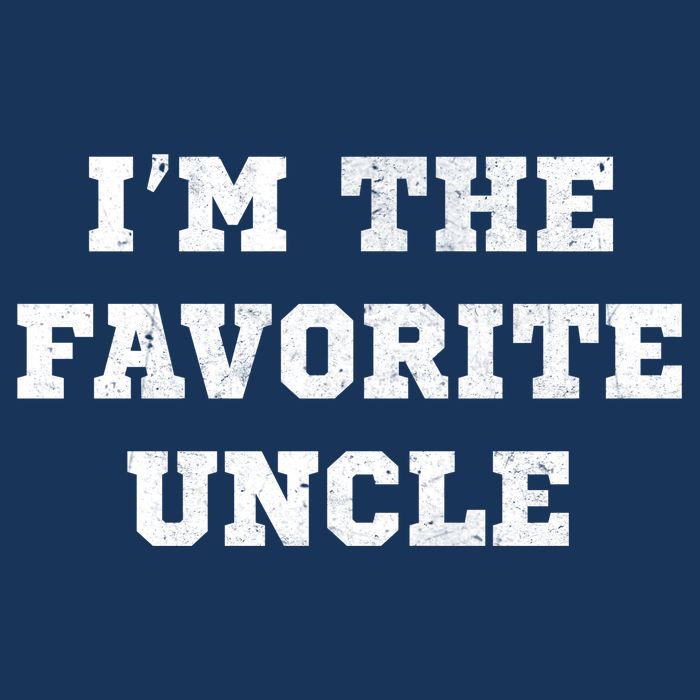 I'm The Favorite Uncle Funny Distressed Baby Bodysuit