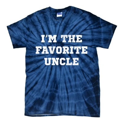 I'm The Favorite Uncle Funny Distressed Tie-Dye T-Shirt