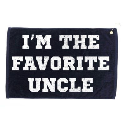 I'm The Favorite Uncle Funny Distressed Grommeted Golf Towel