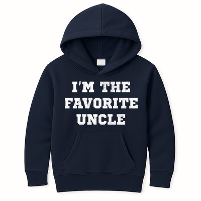 I'm The Favorite Uncle Funny Distressed Kids Hoodie