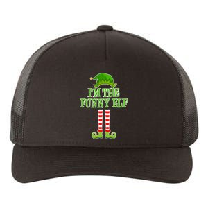 I'm The Funny Elf Matching Family Christmas Yupoong Adult 5-Panel Trucker Hat