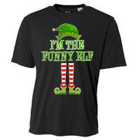 I'm The Funny Elf Matching Family Christmas Cooling Performance Crew T-Shirt